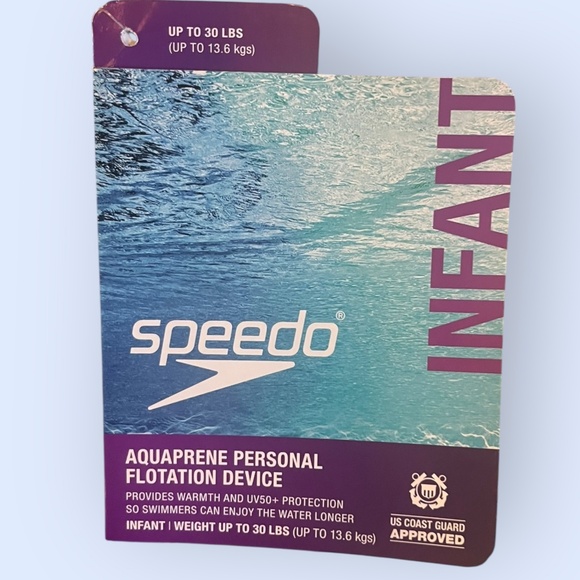 Speedo Infant Life Jacket PFD – USCG Approved – Up to 30 lbs - Picture 2 of 11